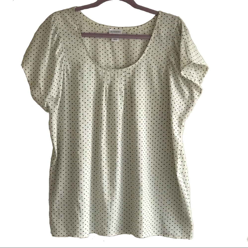 Motherhood Maternity Polka Dot Blouse